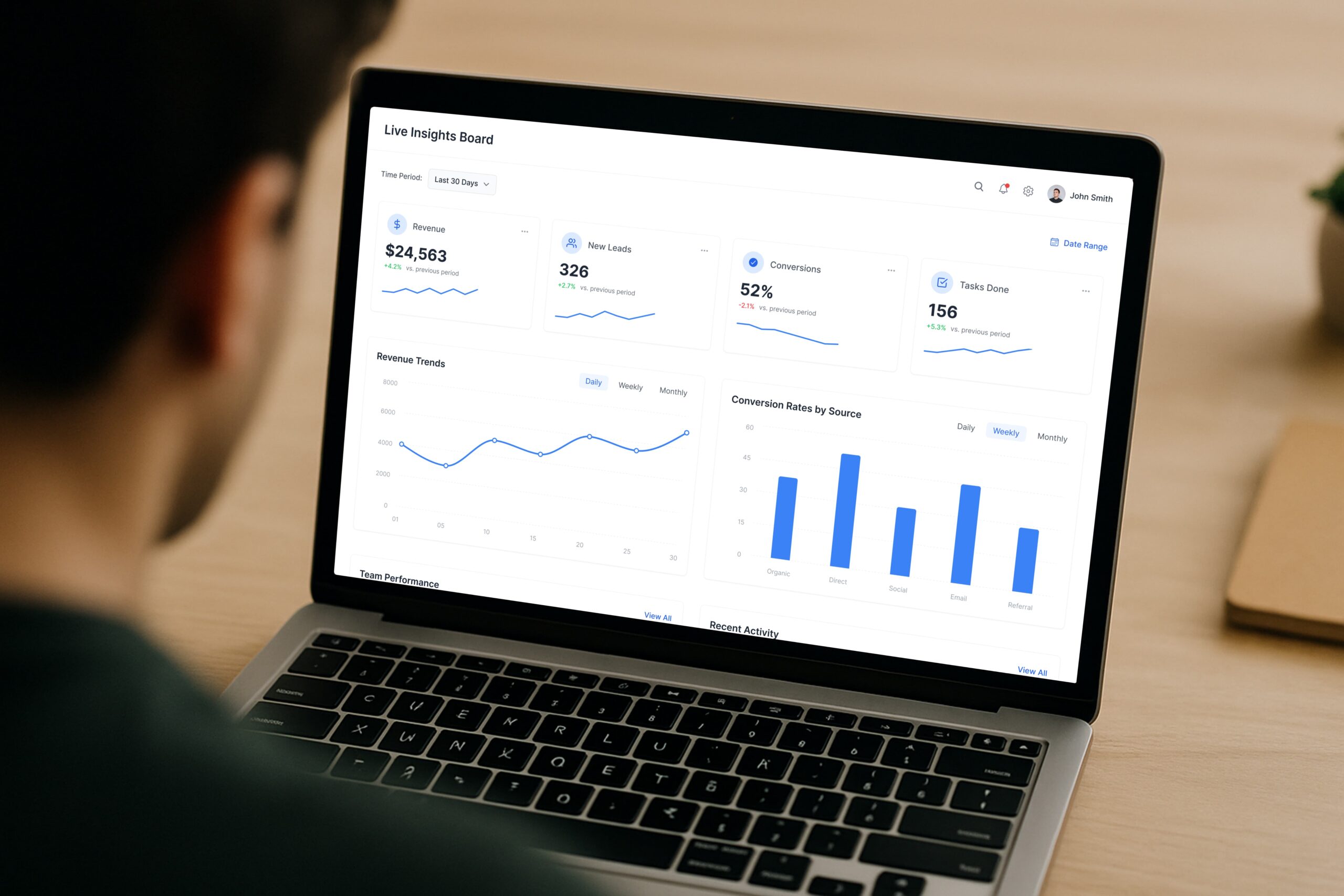 Monitor Performance in Real Time